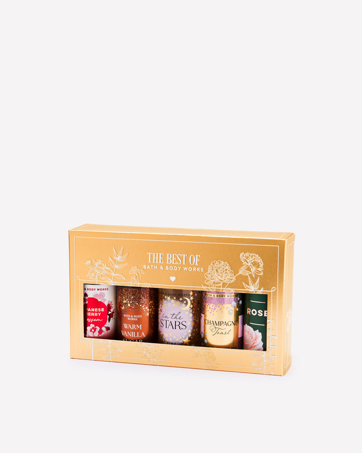 The Best of Bath and Body Works 5-piece Mini Fine Fragrance Mist Gift Set
