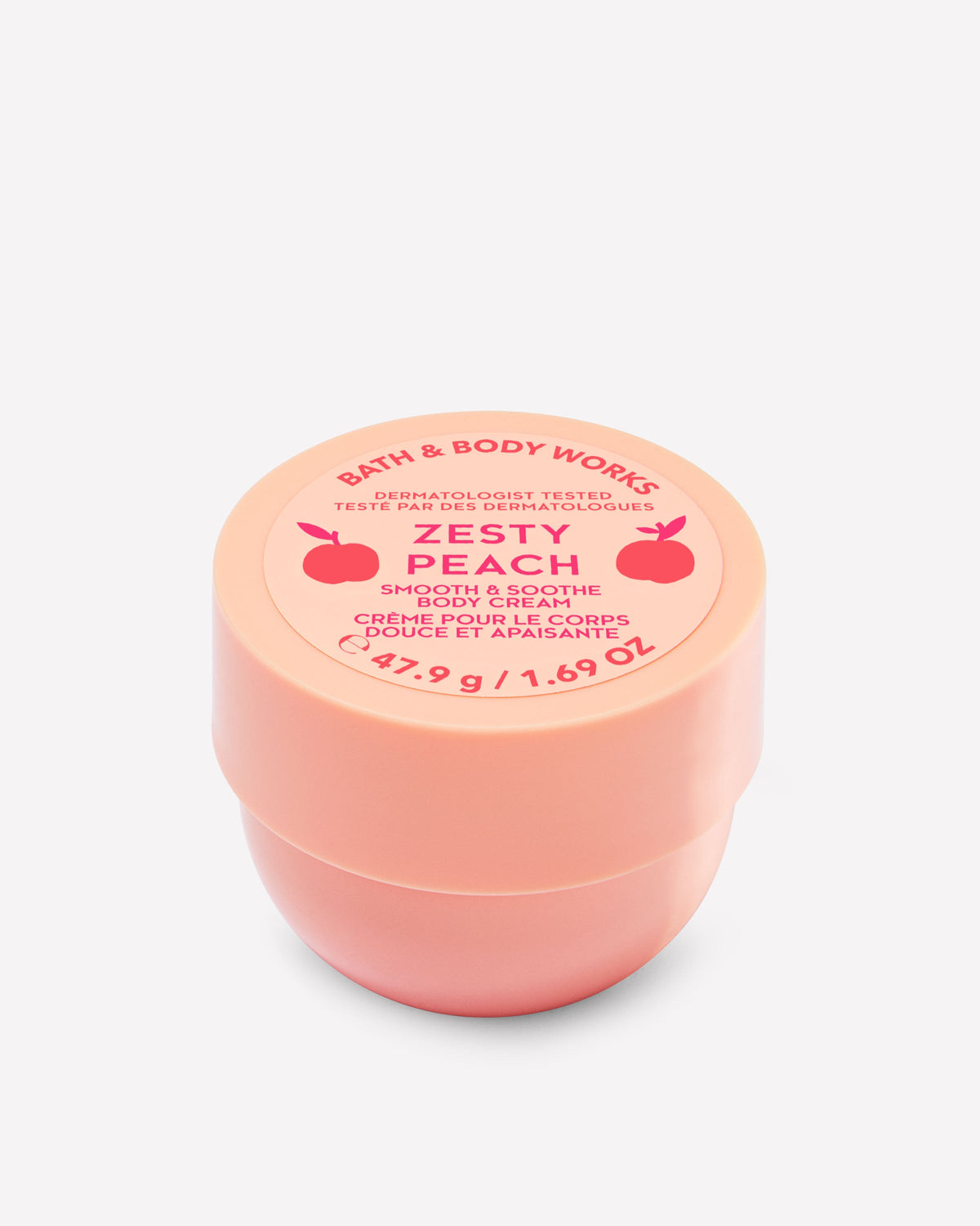 Zesty Peach Travel Size Smooth and Soothe Body Cream