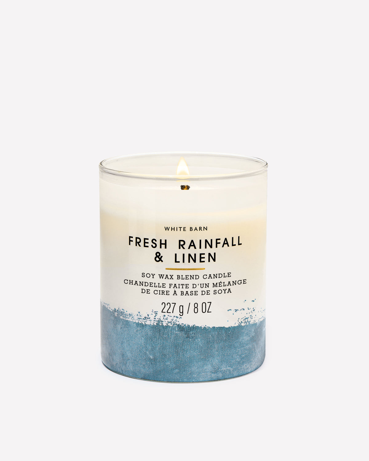 Fresh Rainfall and Linen Single Wick Candle