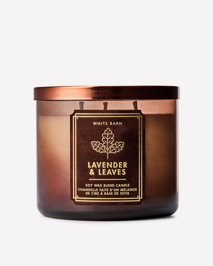 Lavender and Leaves 3-Wick Candle
