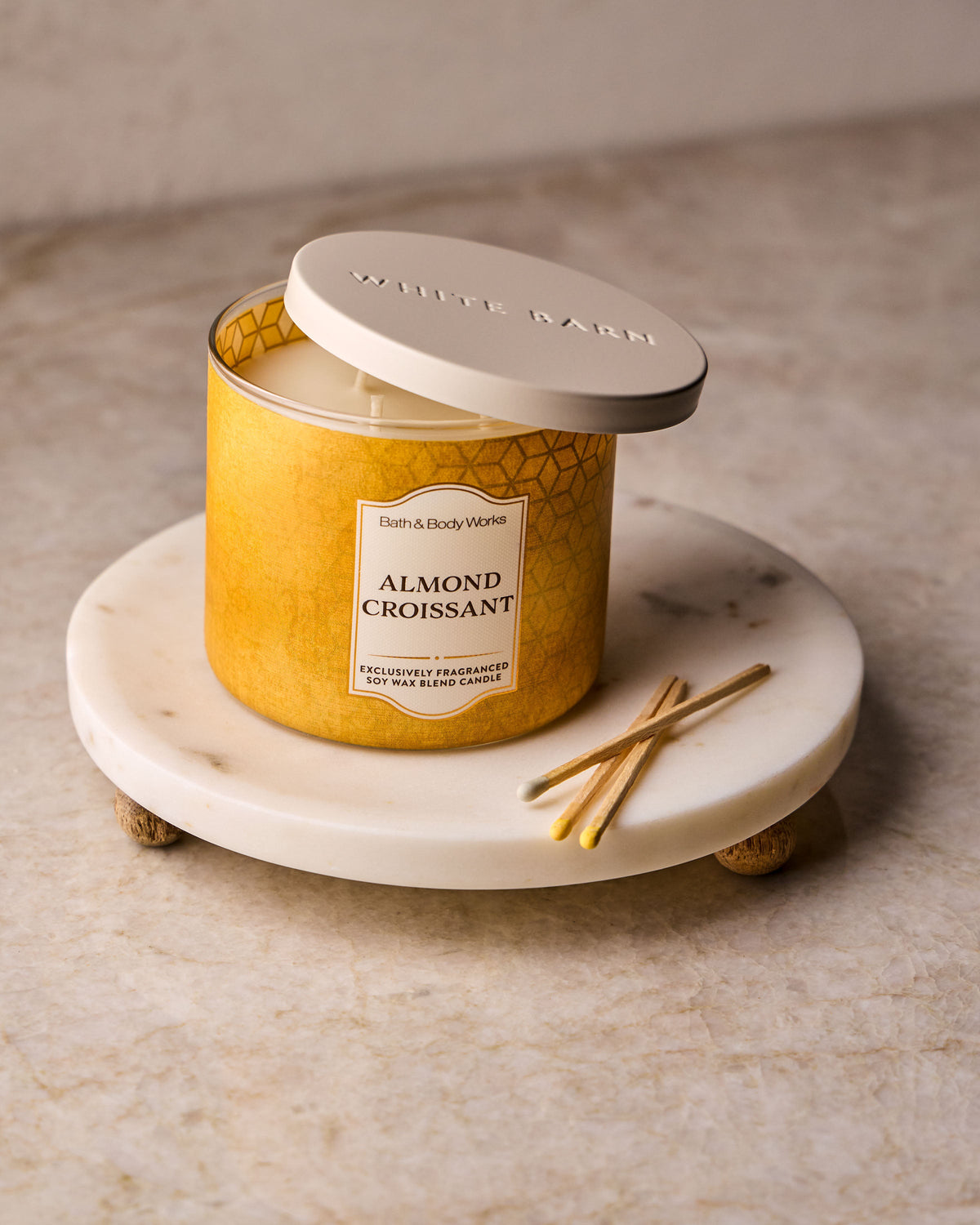 Almond Croissant 3-Wick Candle image 4