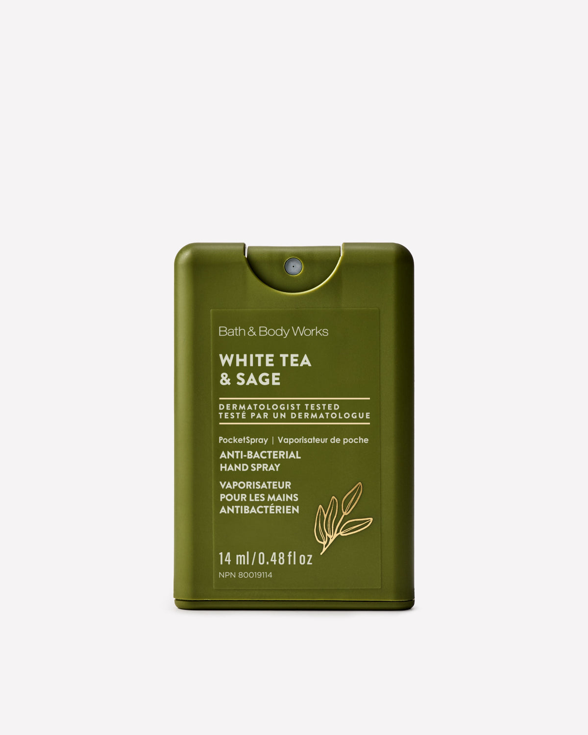 White Tea and Sage PocketSpray Hand Sanitizer