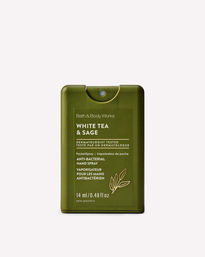 White Tea and Sage PocketSpray Hand Sanitizer