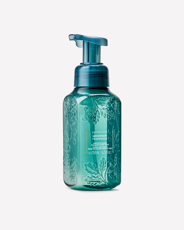 Mountain Teakwood Gentle and Clean Foaming Hand Soap
