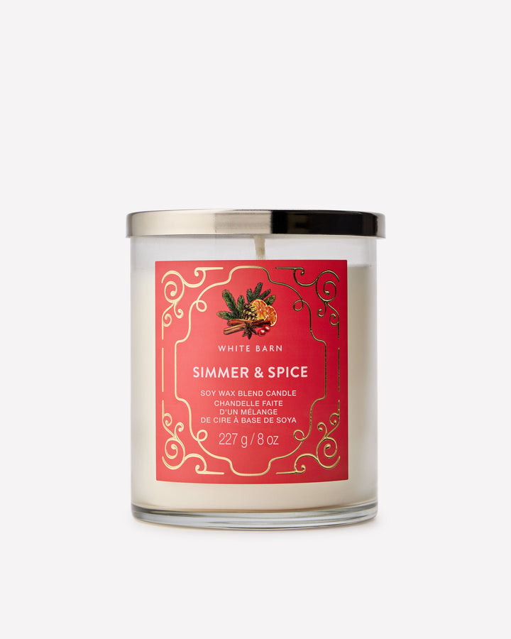 Simmer and Spice Single Wick Candle